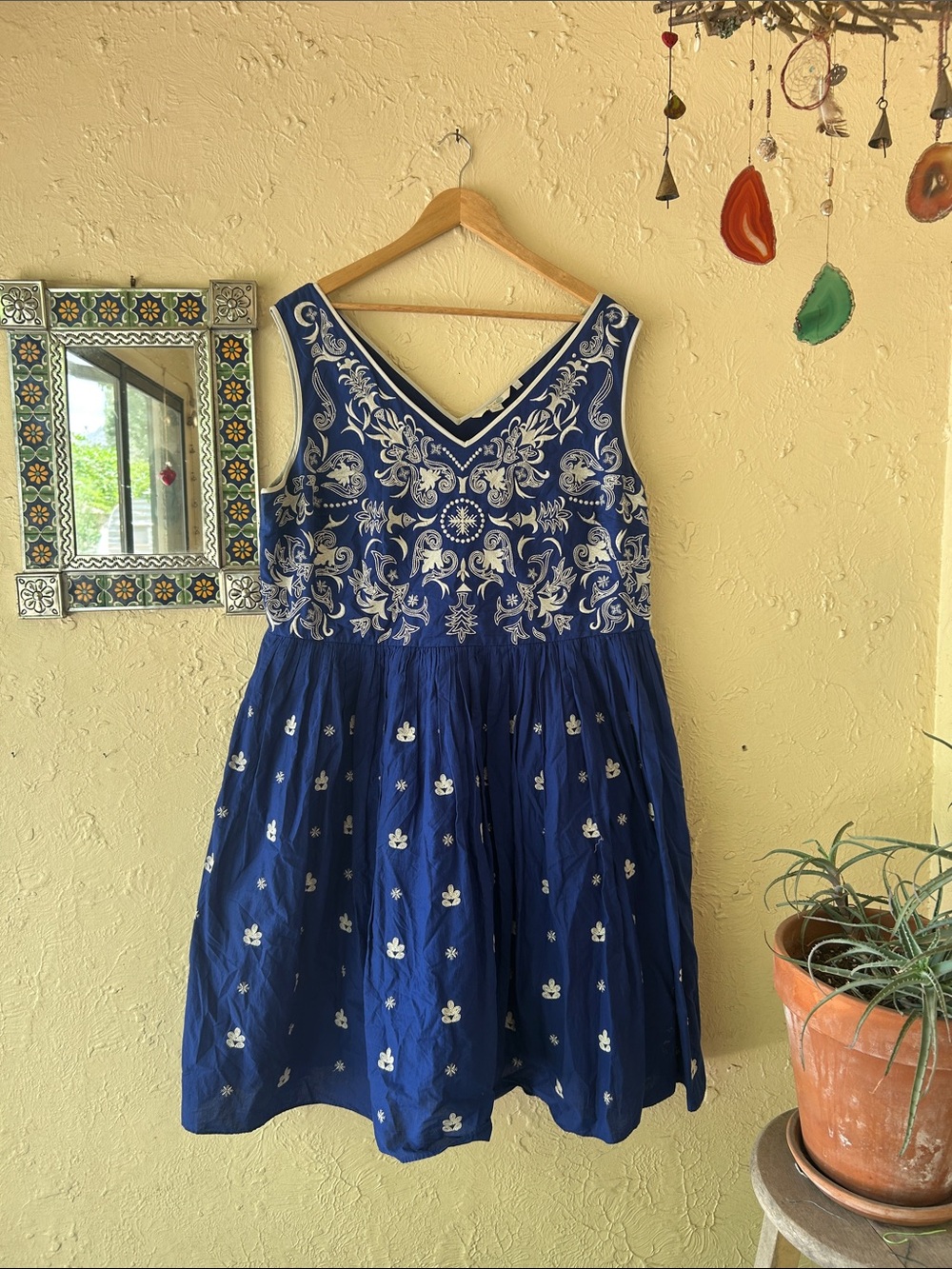 Boden Women’s Embroidered Summer Dress 🇬🇷 size 18L